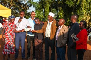 Governor Kimani Wamatangi issues education bursaries to the needs at the ward level