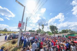 Solar streetlighting Kiambu Municipality